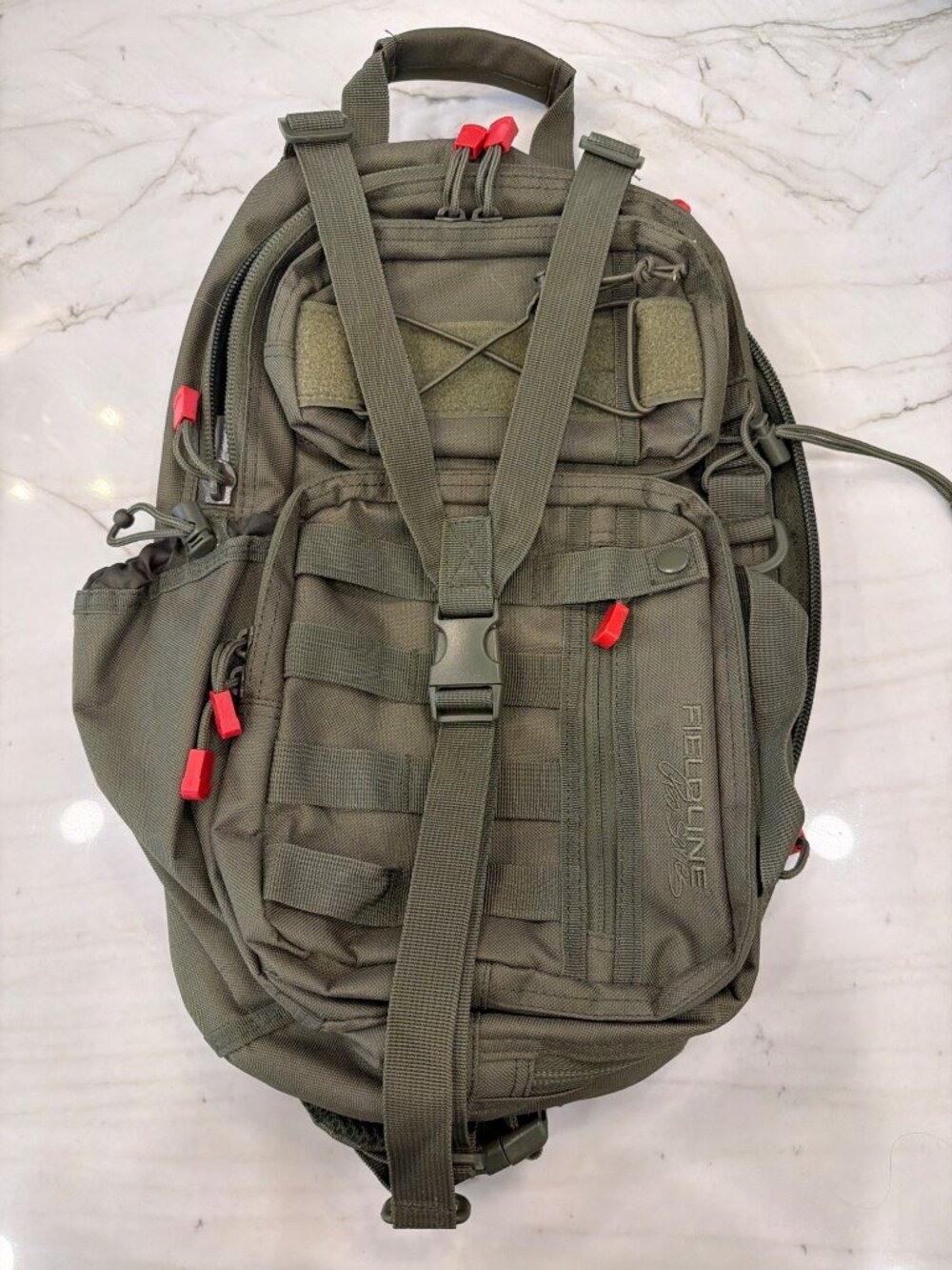 Fieldline Tactical Ops Daypack With Multiple Pockets & Adjustable Straps - Olive